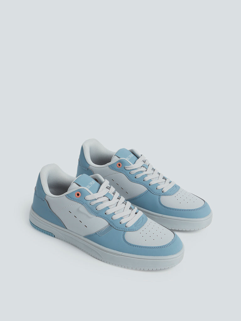 SOLEPLAY Light Blue Lace-Up Sneakers